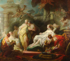 Psyche showing her Sisters her Gifts from Cupid by Jean-Honoré Fragonard