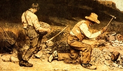 Quarry men by Gustave Courbet