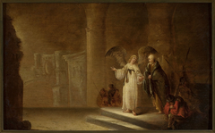 Release of St. Peter from prison (Acts 12:5-8) by Benjamin Gerritsz Cuyp