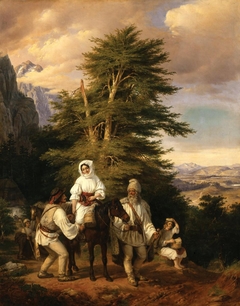 Romanian Family Heading for the Fair by Miklós Barabás