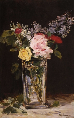 Roses et lilas by Edouard Manet