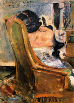 Rückenakt seiner Frau by Lovis Corinth