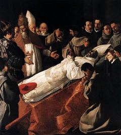 Saint Bonaventure's Body Lying in State by Francisco de Zurbarán