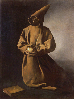 Saint Francis kneeling by Francisco de Zurbarán