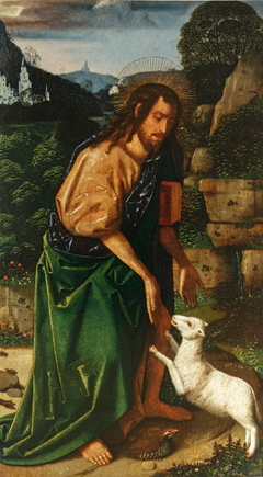 Saint John the Baptist by Bartolomé Bermejo