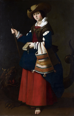 Saint Margaret of Antioch by Francisco de Zurbarán