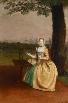 Sarah Lascelles, Mrs Christopher Lethieullier (1656/9-1743) by Arthur Devis