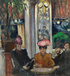 Scene in a Parisian Brasserie by Othon Friesz