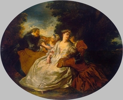 Scene in the Park by Jean François de Troy