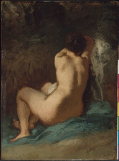 Seated Nude (Les Regrets) by Jean-François Millet