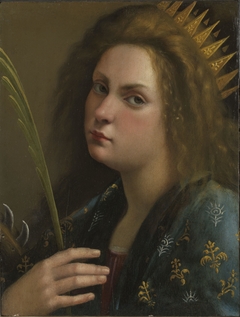 Self-Portrait as Saint Catherine of Alexandria by Artemisia Gentileschi