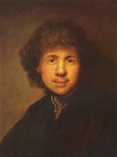 Self-portrait (free after 1629 self-portrait in Munich) by Rembrandt