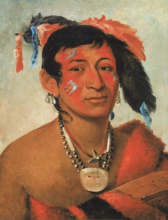 Sha-wá-no, The South, a Noted Warrior by George Catlin