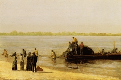 Shad Fishing at Gloucester on the Delaware River by Thomas Eakins