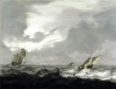 Shipping in a Rough Sea by Anonymous