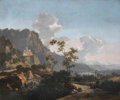 Southern Mountain Landscape by follower of Adam Pynacker