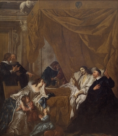 St Vincent de Paul at the Deathbed of Louis XIII by Jean François de Troy