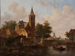 Stadsgezicht mogelijk Den Haag by Bartholomeus van Hove