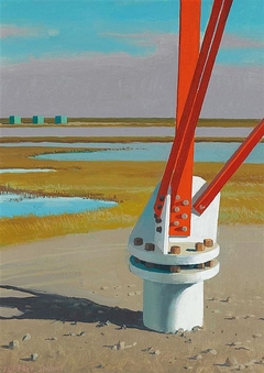 Study for Prudhoe Bay Landscape by Jeffrey Smart