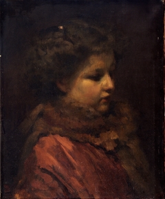 Study Head of a Young Girl by Frans Schwartz