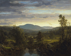 Sunset in the Berkshire Hills by Frederic Edwin Church