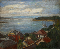 Tamsui Harbor by Li Mei-shu