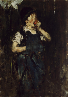 The Apprentice (Boy with Apple) by William Merritt Chase