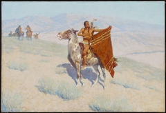 The Blanket Signal by Frederic Remington