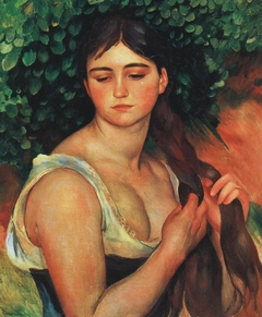 The Braid by Auguste Renoir