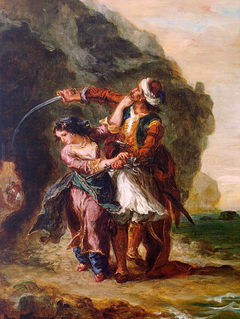 The Bride of Abydos by Eugène Delacroix