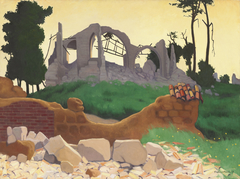 The Church of Souain by Félix Vallotton