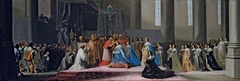 The Coronation of Marie de Medici on 13th May 1610, at St. Denis by Hendrik Gerritsz Pot