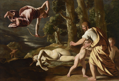 The Death of Chione by Nicolas Poussin