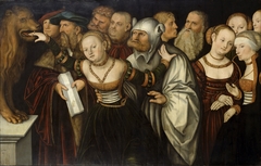 The Fable of the Mouth of Truth by Lucas Cranach the Elder