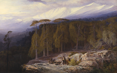 The Forest of Valdoniello, Corsica by Edward Lear