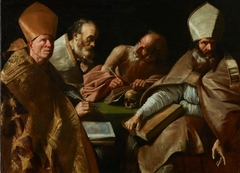 The four fathers of the Latin Church by Luigi Primo