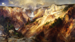 The Grand Canyon of the Yellowstone by Thomas Moran