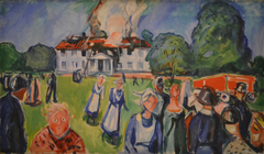 The House is Burning! by Edvard Munch