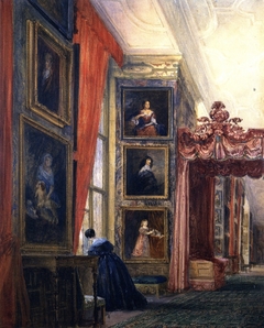 The Long Gallery, Hardwick Hall, Derbyshire by David Cox