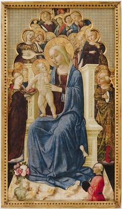 The Madonna Enthroned, from a triptych by Niccolò di Liberatore