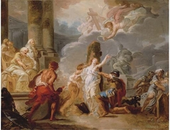 The Martyrdom of a Female Saint - a sketch by Gabriel François Doyen