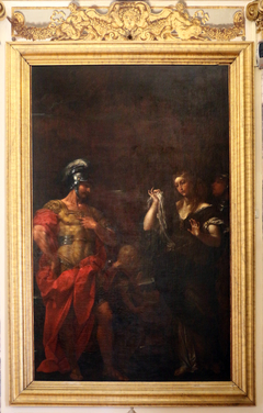 The meeting of Aeneas and Ascanius with Andromache and Elenus in Butroro by Giovanni Gioseffo dal Sole