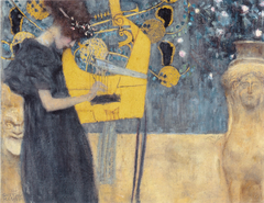 The Music by Gustav Klimt