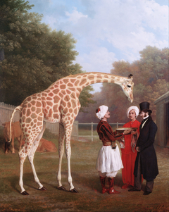 The Nubian Giraffe by Jacques-Laurent Agasse