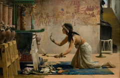 The Obsequies of an Egyptian Cat by John Reinhard Weguelin