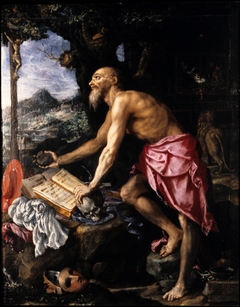 The Penitent Saint Jerome by Alessandro Allori