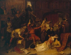 The Pillaging of a Jew’s House in the Reign of Richard I by Charles Landseer