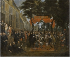 The Reception of Charles II and his Brothers by Jan Baptist van Meunincxhove