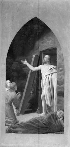 The ressurrection. Sketch for an altarpiece by Christoffer Wilhelm Eckersberg