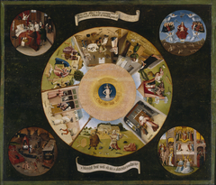 The Seven Deadly Sins and the Four Last Things by Hieronymus Bosch